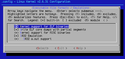 Executable file formats / Emulations; x86_64